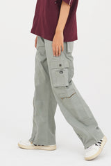 Unisex Pumice Cargo Pants – Baggy Streetwear Style with multiple pockets by XEA Clothing